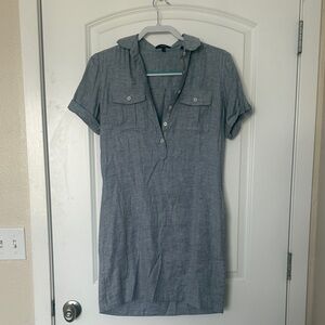 Theory Gray Midi Dress